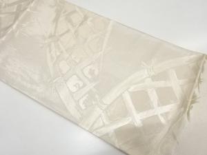アンティーク　光悦垣模様織り出し袋帯（着用可）